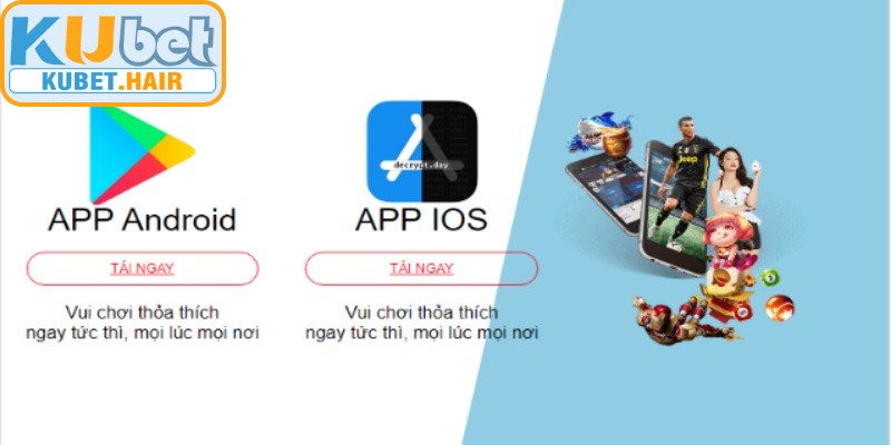 Mỗi hệ điều hành sẽ có những file tải app riêng